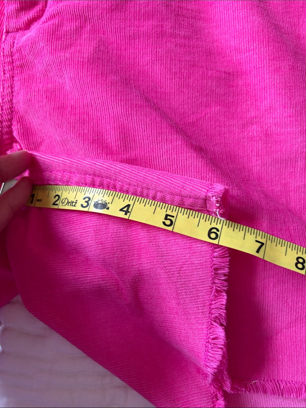 Carve Designs Bright Pink Women's Corduroy Shorts- 6” inseam. Like new. - Picture 9 of 9